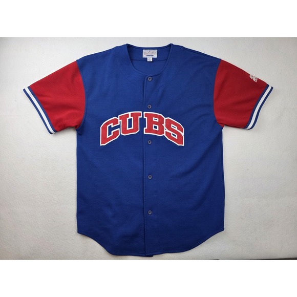 STARTER Other - Vintage Chicago Cubs MLB Starter Baseball Jersey #6 "Massie" Stitched Size L VTG